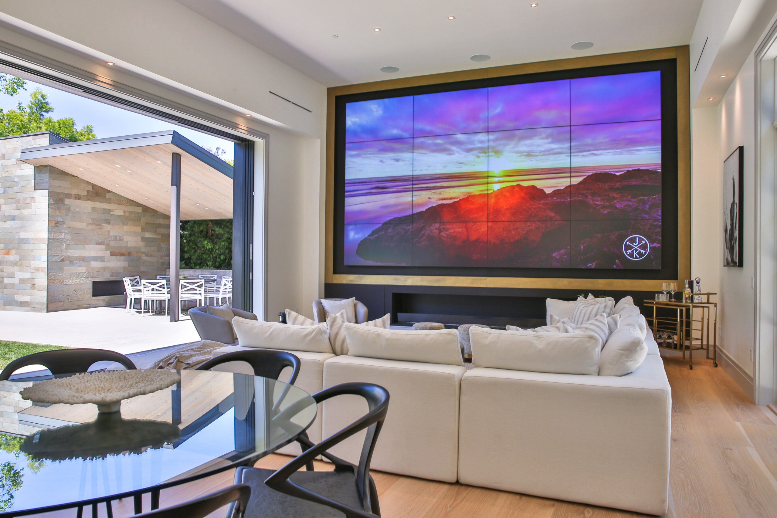 home theater video wall