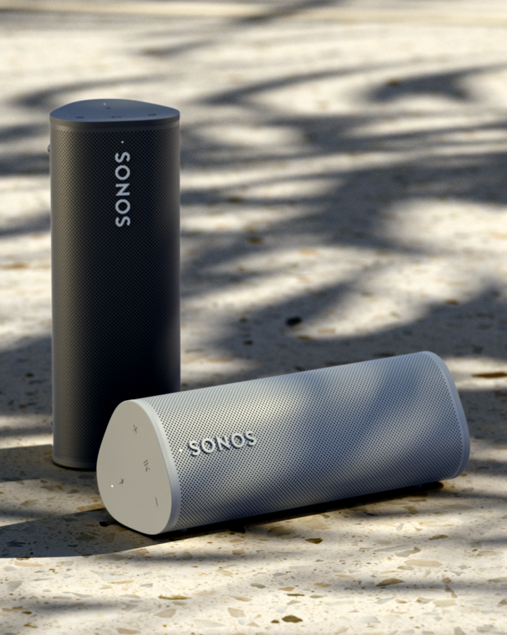 Sonos Roam Lunar Black Smart Speaker with WiFi