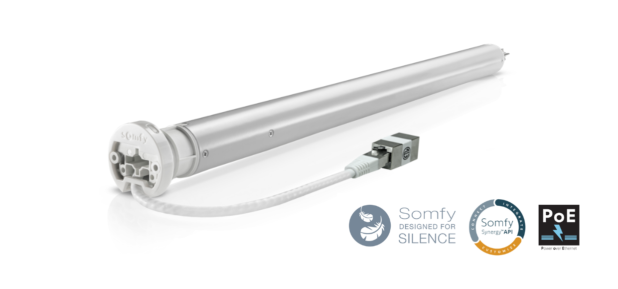 Somfy Improves Motorized Window Shade Control With The Sonesse Poe