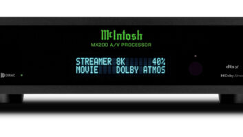 McIntosh MX200 AV processor - front