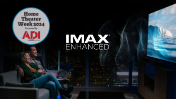 IMAX Enhanced Home Theater with Home Theater Week Logo