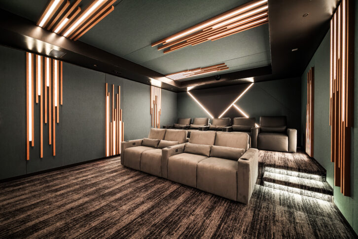 QAV Showroom Home Theater - Natural Lighting