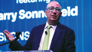 Director Barry Sonnenfeld during his CEDIA Expo 2024 keynote address.