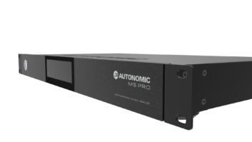 Autonomic has introduced the M5 Professional Music Server Front Panel