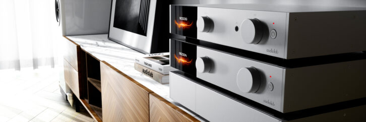 AudioLab 9000 Series Amp and Preamp - Lifestyle