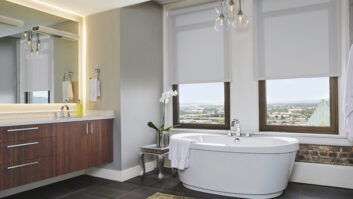 Lutron Triathlon Select Shades – bathroom