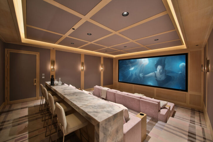 Luxury Home Theater - Brentwood - Paradise Theater - Screen